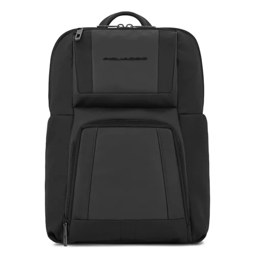 PIQUADRO wallaby rugzak voor heren, Zwart, Eén maat, Eigentijds