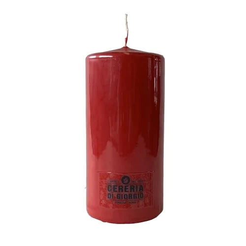 Limitiertes Angebot: Kerze Durchmesser 7 cm Höhe 15 cm - Rot von 7.46 EUR auf 7.46 EUR (Spare 0%)