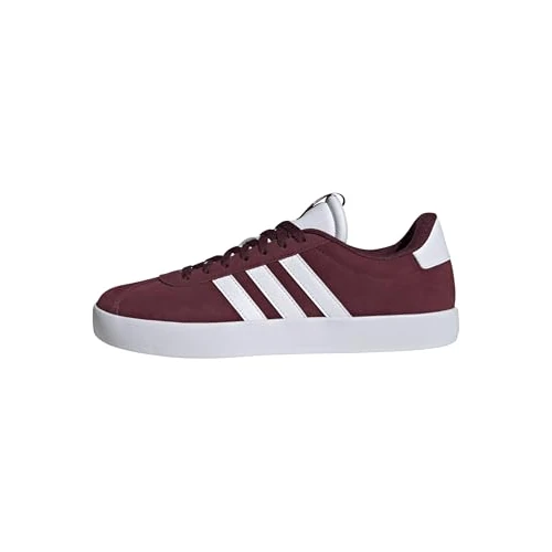 adidas Uomo VL COURT 3.0 SHOES, Shadow Red / Cloud White / Shadow Red, 43 1/3 EU