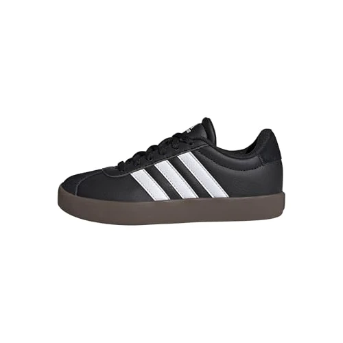 Limitiertes Angebot: adidas Unisex Kinder VL Court 3.0 Shoes, Core Black/Cloud White/Gum, 38 EU von 50.00 EUR auf 37.49 EUR (Spare 25%)