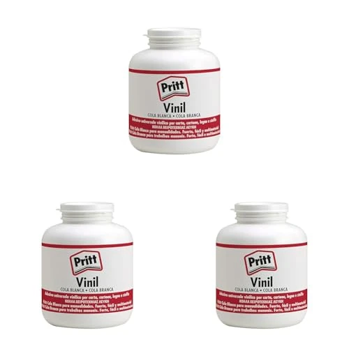 Offerta a tempo: Pritt Colla Vinilica Universale, Adesivo Vinilico per Lavoretti e Fai da Te, Indispensabile per Uso Scuola, Casa e Ufficio, Sughero, Feltro e Carta da Parati, Colla da 1 kg, Bianca - 9% da 26.70 € a 24.27 €