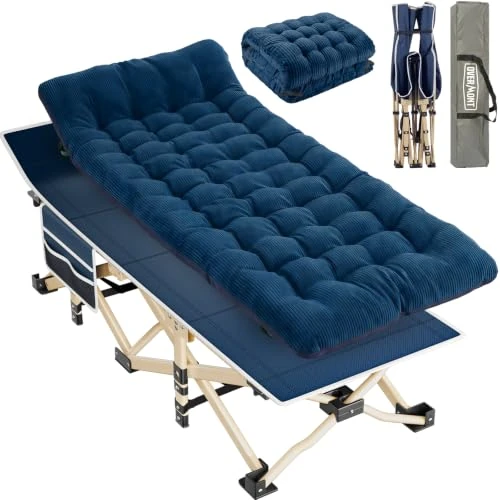 Limited-time offer: OVERMONT Oversized Folding Camping Bed for Adults,74 * 28" Extra Wide from 70.97 £ to 70.97 £ (save 0.00%)