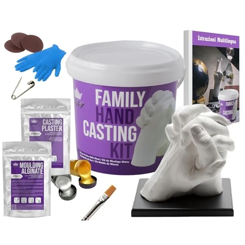 Oferta limitada: BWAY Moldes Manos Kit - Alginato para Moldes - Escultura Manos Pareja - Fácil de Usar y Excelente Nivel de Detalle - Instrucciones multilingües de 28.89 EUR a 21.89 EUR (ahorro 24%)