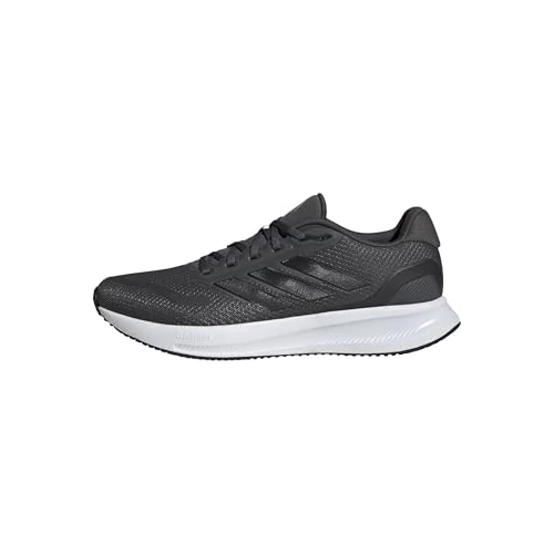adidas Mezczyzni Runfalcon 5 Running Shoes, Grey Six/Core Black/Cloud White, 45 1/3 EU