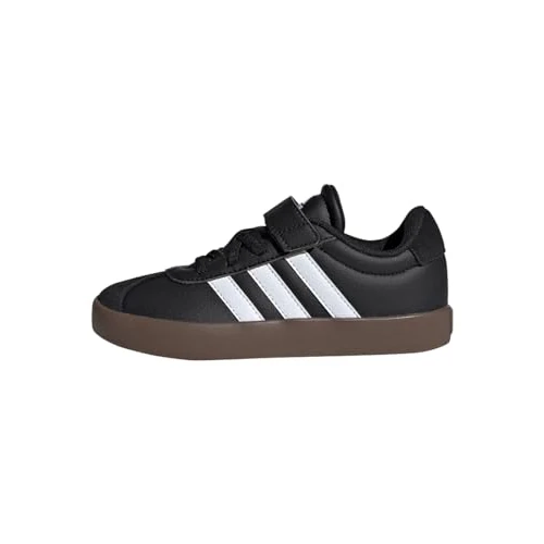 Offre limitee: Adidas Mixte Enfant VL Court 3.0 Hook and Loop Shoes Kids, Black/White/Black, 28 1/2 EU de 45.00 EUR a 28.00 EUR (economie 38%)
