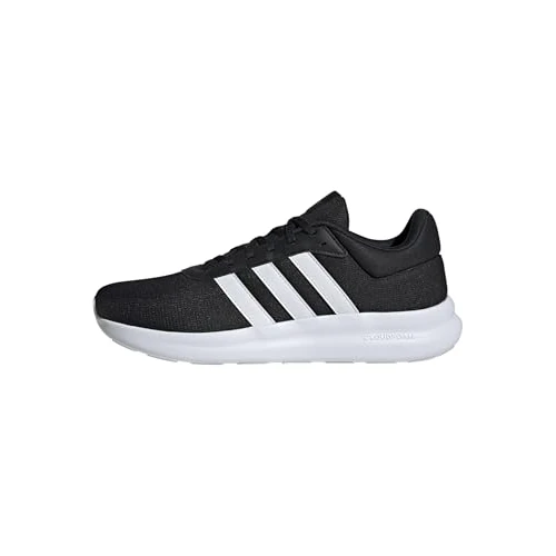 Adidas Uomo Lite Racer 4.0 Shoes, Core Black/Cloud White/Grey Five, 41 1/3 EU