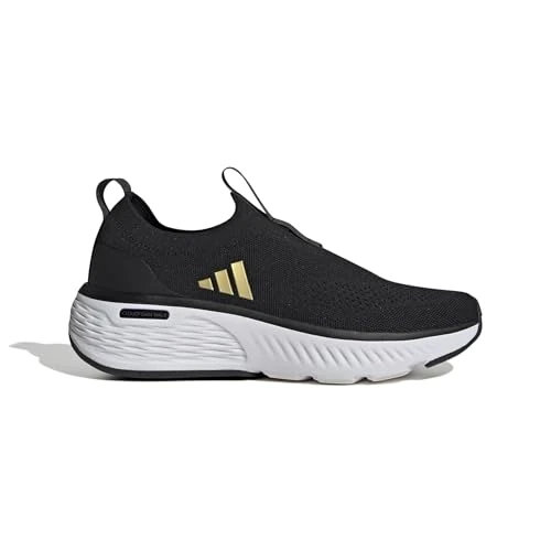 adidas Dames Cloudfoam Go Sock Shoes, core black/matte gold/Cloud white, 43 1/3 EU