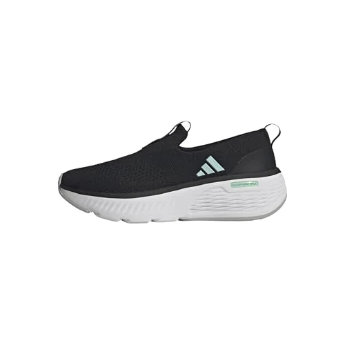 adidas Cloudfoam GO Lounger Shoes, Zapatos Mujer, Core Black/Semi Flash Aqua/Cloud White, 38 EU