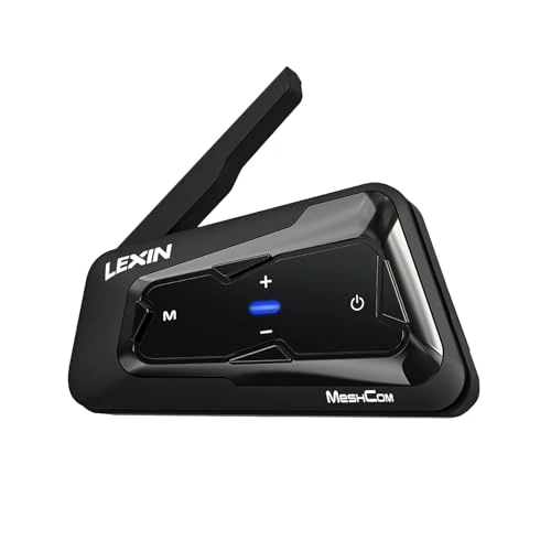 Oferta limitada: LEXIN MeshCom Intercomunicador Casco Moto Mesh 3.0 & Bluetooth 5.0, Kit Manos Libres para 1-24 Motoristas, Compartir Música, Audio Multitarea, Bluetooth Cascos Moto de 129.99 € a 129.99 € (ahorro 0.00%)