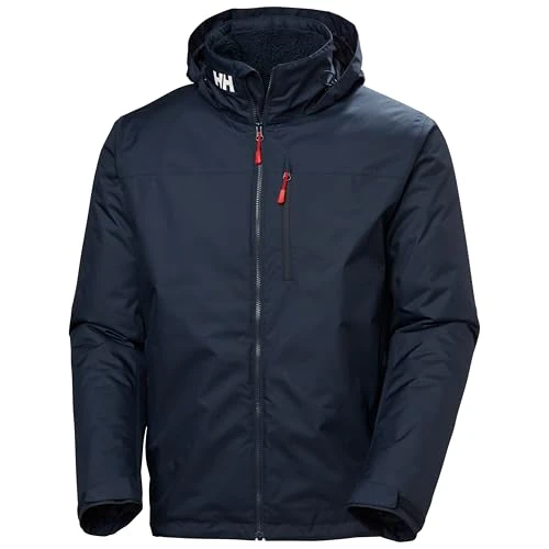 Helly Hansen Men's Crew Hooded Midlayer Jacket 2, Navy, 5XL