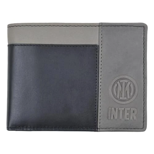 Offerta a tempo: Inter Portafoglio Pelle Nerazzuro con logo in rilievo, Prodotto Ufficiale 153304 - 26% da 49.99 € a 37.00 €