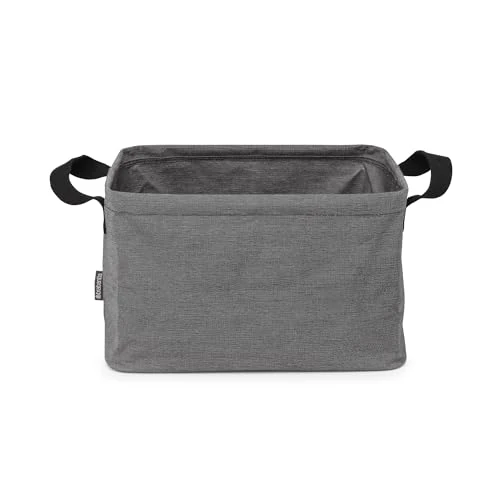 Offerta a tempo: Brabantia Cesta per panni richiudibile 35L - Cesto impermeabile per il bucato bagnato e asciutto - Cesto per riporre indumenti e biancheria - Maniglie morbide - Accessorio per la casa - Pepper Black - 26% da 32.90 € a 24.28 €
