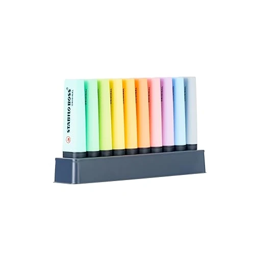 Limited-time offer: STABILO BOSS ORIGINAL Pastel - Highlighter - Deskset of 10 - Assorted Colours from 19.57 GBP to 19.57 GBP (save 0%)
