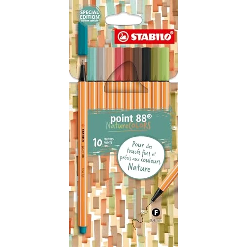 STABILO - Fineliner - point 88 NatureCOLORS - 10er Pack