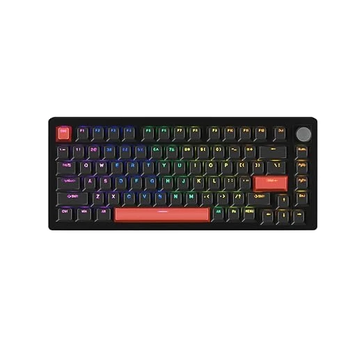 Offre limitee: DrunkDeer A75 Clavier à déclenchement Rapide Jeu mécanique clé PBT Double tir 82 clés Profil OEM 75% Layout Compact USB Filaire Noir de 101.00 EUR a 101.00 EUR (economie 0%)