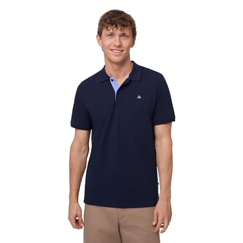 Offerta a tempo: DANISH ENDURANCE Maglietta Polo Uomo Manica Corta in Cotone Biologico Premium, 1 o 2 Paia, Blu Marino/Blu, L - 27% da 47.95 € a 34.95 €