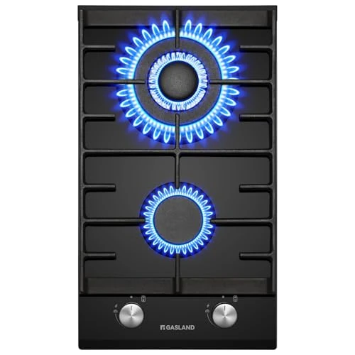 Tijdelijke aanbieding: GASLAND GH2302BG1FC Glazen gaskookplaat 2 pits, butaangas kookplaat met wokbrander, inbouw gaskookplaat, 30 cm zwart glazen fornuis, gasfornuis 5200 watt, LPG/aardgas van 149.99 EUR naar 149.99 EUR (korting 0%)