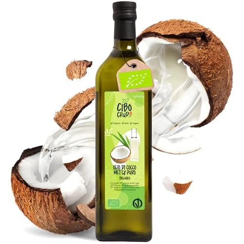 Zeitlich begrenztes Angebot: CIBO CRUDO crudo biologico vegan C8 MCT Öl Bio - 1 Lt. Biologische und Rein MCT Öl C8 für Keto Paleo oder zur Anwendung auf Körper und Haar. Veganes und Vegetarisches. von 32.99 € auf 29.99 € (9% Rabatt)
