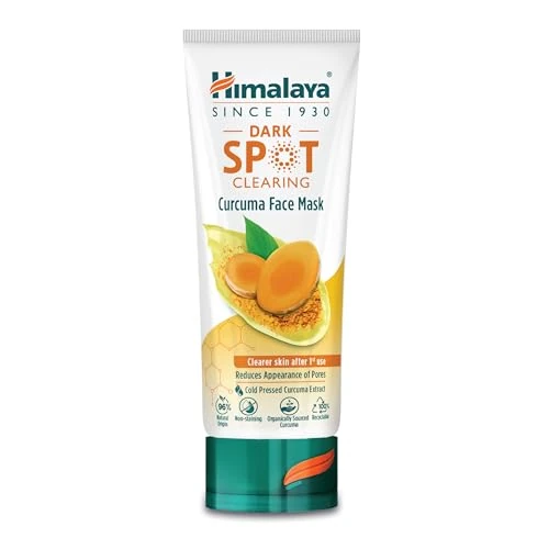Zeitlich begrenztes Angebot: Himalaya Kurkuma-Maske, die dunkle Flecken aufhellt | Reduziert sichtbar dunkle Flecken und das Erscheinungsbild der Poren - 75ml von 6.99 € auf 5.64 € (19% Rabatt)