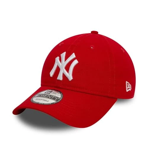 Oferta limitada: New Era New York Yankees MLB League Essential Rojo 9Twenty Gorra Ajustable de 26.00 EUR a 16.99 EUR (ahorro 35%)