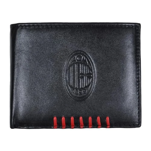 Limited-time offer: Ac Milan 143226 Travel Accessories-Unisex Adult Wallet, Black, 12.5 x 9.5 x 2 cm, Black, 12,5x9,5x2 cm from 40.54 GBP to 40.54 GBP (save 0%)