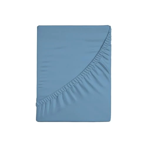 Offerta a tempo: Zer0bed, Lenzuolo Sotto con Angoli Piazza e Mezza Tinta Unita 100% Cotone ANGOLO MAXI 30CM, 1 Piazza e Mezza, Avio, 130x200 - 0.00% da 20.00 € a 20.00 €