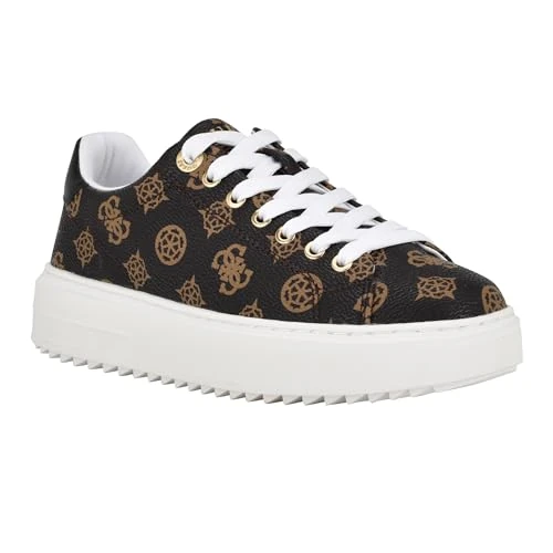 Offerta a tempo: Guess Women's Denesa Sneaker, 7 M US, Marrone Medio., 34 EU - 0.00% da 73.22 € a 73.22 €