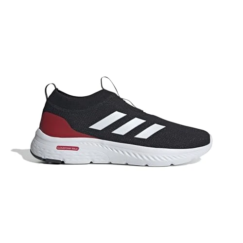 adidas Men's Cloudfoam Move Sock Shoes, core Black/Cloud White/Better Scarlet, 7 UK