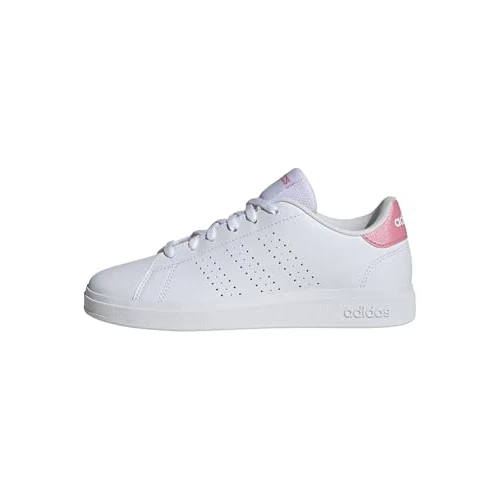adidas Unisex Kids Advantage Base 2.0 Shoes Junior, Cloud White/Bliss Pink/Core Black, 6.5 UK