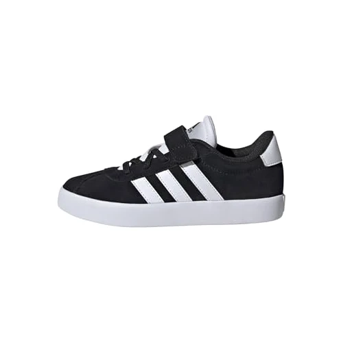 adidas Mixte Enfant VL Court 3.0 Hook and Loop Shoes Kids, Core Black/Cloud White/Core Black, 31 EU