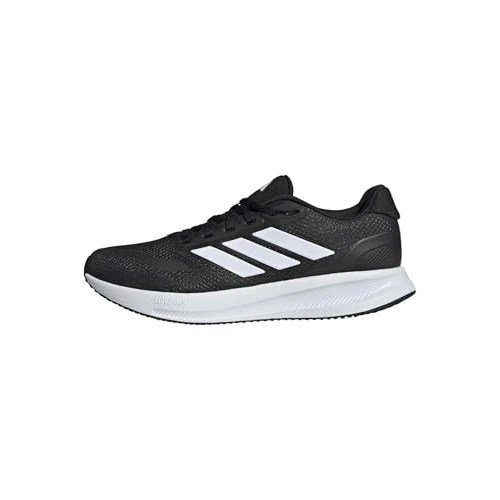 adidas Men's Runfalcon 5 Wide Running Shoes, Core Black/Cloud White/Core Black, 7 UK
