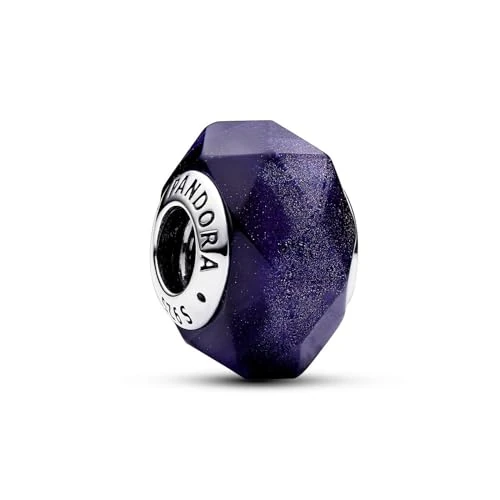 Offre limitee: Pandora Moments Charm en argent sterling avec verre de Murano bleu scintillant, aventurine à facettes de 39.00 EUR a 35.00 EUR (economie 10%)