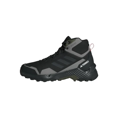 adidas Heren Eastrail 2.0 Mid RAIN.RDY Waterproof Hiking Shoes, Core Black/Carbon/Charcoal Grey, 38 2/3 EU