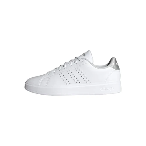 Offerta a tempo: adidas Donna Advantage 2.0 Shoes, Cloud White/Grey Two/Silver Metallic, 42 2/3 EU - 30% da 80.00 € a 55.99 €