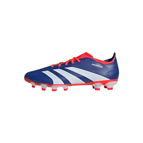 Adidas Mixte Predator League Football Boots Soft Ground, Lucid Blue/Cloud White/Solar Red, 40 EU