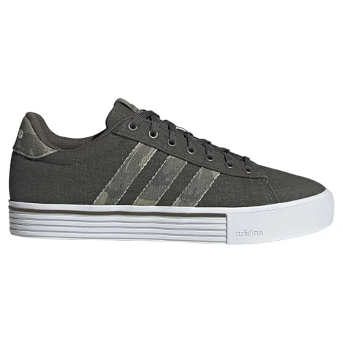 adidas Unisex Daily 4.0 Shoes, Shadow Olive/Olive strata/core Black, 3.5 UK