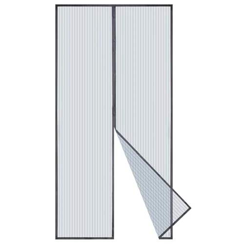 Offerta a tempo: Apalus Zanzariera con Magneti per Porte, 120x240CM - Rete Fine, Tenda Totalmente Magnetica, si Chiude da Sola - Non Accorciabile (Grigo) - 43.35% da 29.99 € a 16.99 €