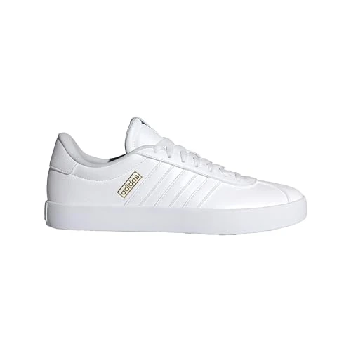Oferta limitada: adidas Hombre VL Court Shoes, Cloud White/Cloud White/Gold, 36 2/3 EU de 70.00 EUR a 31.30 EUR (ahorro 55%)