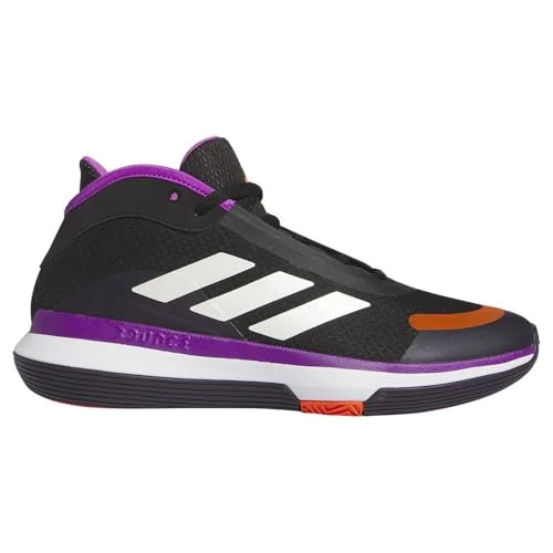 Adidas Unisex - Adulto Bounce Legends Low Trainers, Core Black/Purple Burst/Aurora Black, 44 2/3 EU