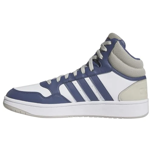 Zeitlich begrenztes Angebot: Adidas Herren Hoops 3.0 Mid Lifestyle Basketball Classic Vintage Shoes, Cloud White/preloved Blue/Putty Grey, 36 2/3 EU von 70.00 € auf 62.99 € (10% Rabatt)