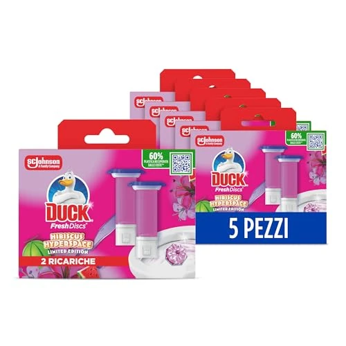 Offerta a tempo: Duck Fresh Discs, Gel WC, Lavanda Salvia e Cedro, 10 Ricariche, 60 Dischi - 33% da 29.95 € a 19.99 €