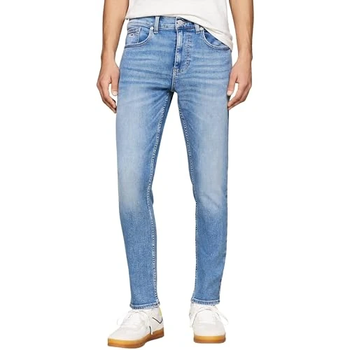 Tijdelijke aanbieding: Tommy Hilfiger Slim voor heren, Denim Medium, 30W / 36L van 64.95 € naar 64.95 € (0.00% korting)