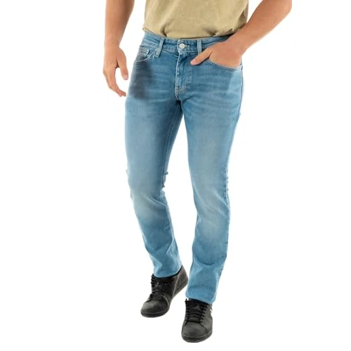 Oferta limitada: Tommy Jeans Vaqueros Hombre Scanton Slim Fit, Azul (Denim Light), 38W/34L de 99.90 EUR a 38.99 EUR (ahorro 61%)