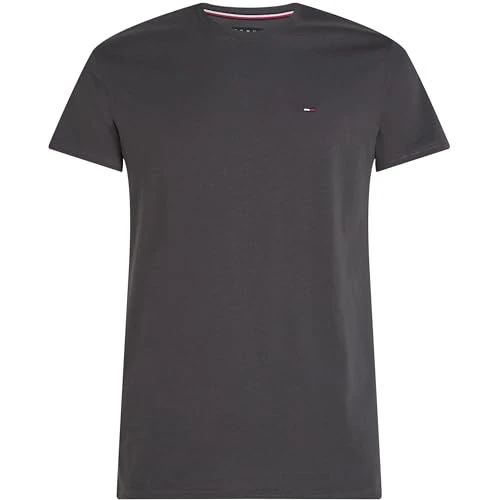 Limited-time offer: Tommy Jeans Men's Tjm Xslim Jersey Tee Dm0dm04411 S/S T-Shirt, Grey (New Charcoal), XXS from 13.00 £ to 13.00 £ (save 0.00%)