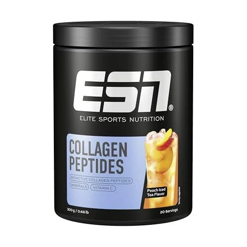 Zeitlich begrenztes Angebot: ESN Collagen Peptides, Peach Iced Tea, 300 g von 29.90 € auf 23.91 € (20% Rabatt)