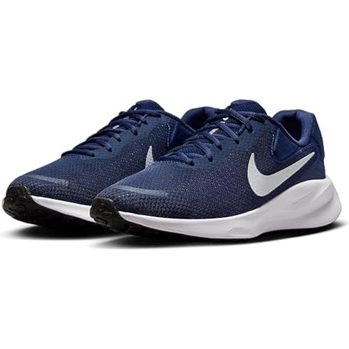 Zeitlich begrenztes Angebot: Nike Revolution 7 Straßenlaufschuh für Herren, Midnight Navy/Pure Platinum-Black-White, FB2207-400, 44 EU (10 US) von 492.47 € auf 52.95 € (89.25% Rabatt)