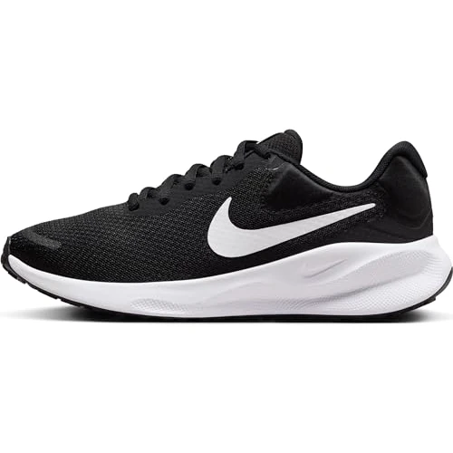 Nike Running Shoe W Revolution 7, Black/White, FB2208-003, 44.5 EU (W 12 US)