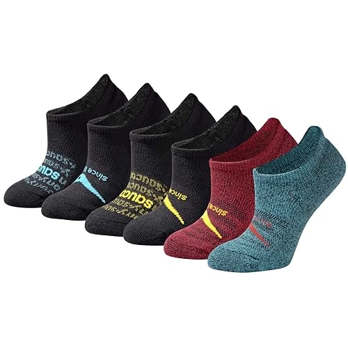 Zeitlich begrenztes Angebot: Saucony Damen Rundry Performance Selective Cushion, Erhältlich in S-l (6, 12 Socken, Sneaker Fashion Sortiert (6 Paar), Medium (6er Pack) von 48.27 € auf 48.27 € (0.00% Rabatt)