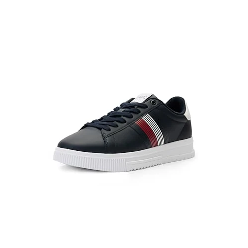 Tijdelijke aanbieding: Tommy Hilfiger heren Supercup Lth SeizoensgebondenMid Top van 70.18 EUR naar 70.18 EUR (korting 0%)