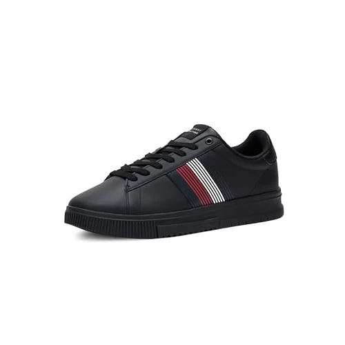 Offerta a tempo: Tommy Hilfiger Men Supercup Lth Seasonal, Black, 41 EU - 39% da 119.90 € a 72.69 €